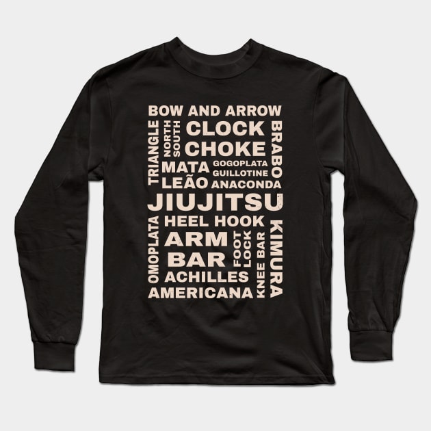 Jiu Jitsu Guide Long Sleeve T-Shirt by NicGrayTees